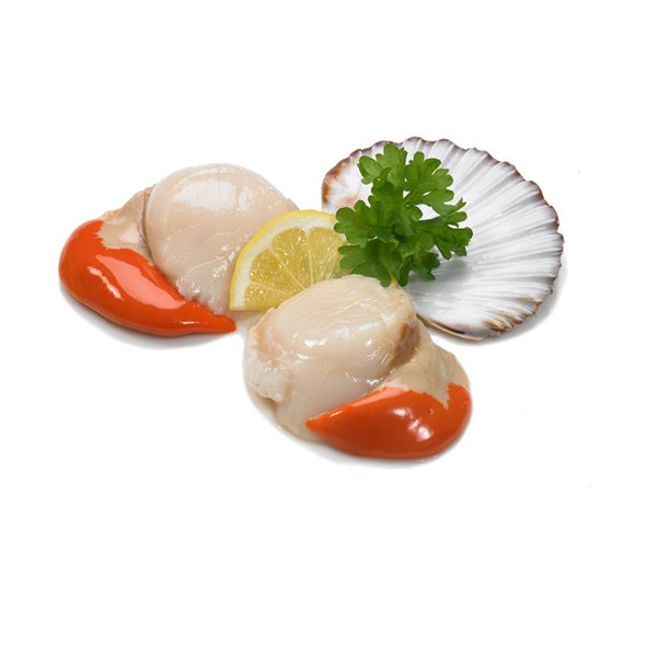 King Scallops meat with roe